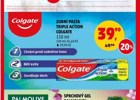 Zubní pasta COLGATE