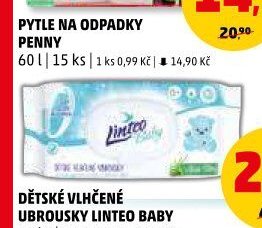DĚTSKÉ VLHČENÉ UBROUSKY LINTEO BABY