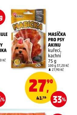 Masíčka pro psy Akinu 75g