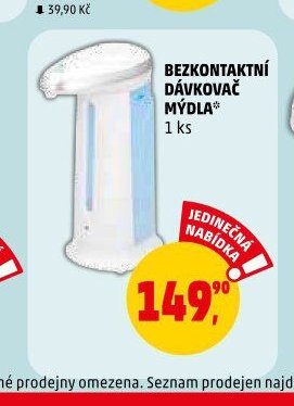 Bezktontaktní dávkovač mýdla