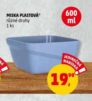 MISKA PLASTOVÁ