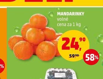Mandarinky volné