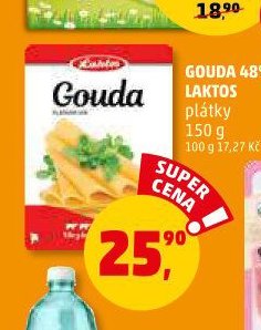 Gouda 48% Laktos plátky 150 g