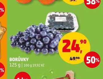 Borůvky 125 g