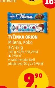 Tyčinka Orion Milena, Koko 32/35 g