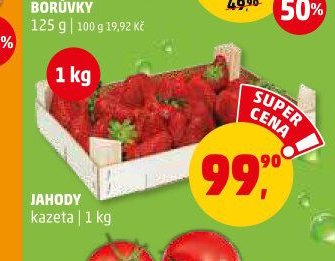 Jahody kazeta 1 kg