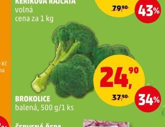 Brokolice balená, 500 g