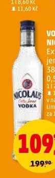 Vodka Nicolaus Extra jemná 0,5 l