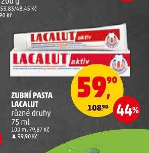 ZUBNÍ PASTA LACALUT