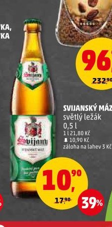 SVIJANSKÝ MÁZ světlý ležák