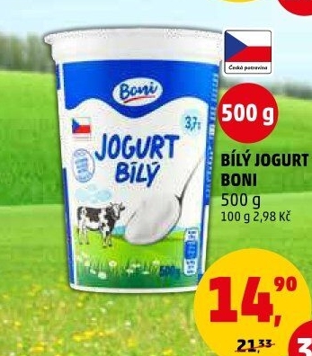 Bílý jogurt Boni