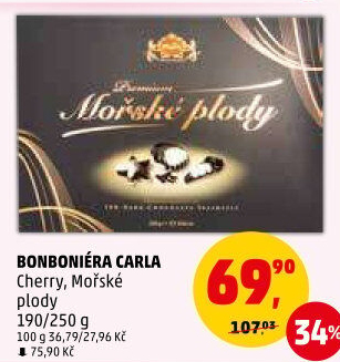 Bonboniéra Višně v čokoládě Cherry Carla