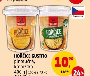 Hořčice plnotučná Gustito