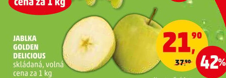 Jablka Golden Delicious