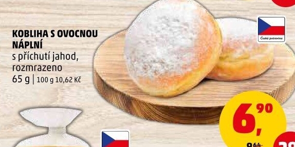 Kobliha s ovocnou náplní