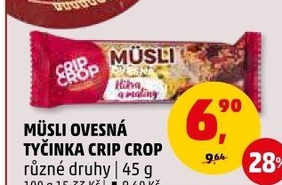 Müsli tyčinka Crip Crop