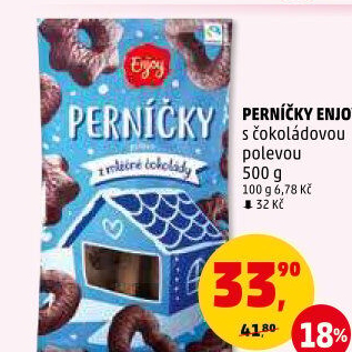 Perníčky v čokoládě Enjoy