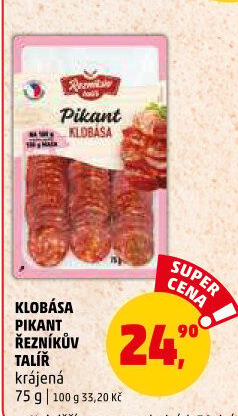 Pikantní klobása Řezníkův talíř