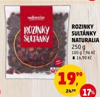 Rozinky Sultánky Naturalia