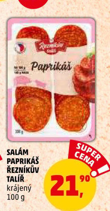 Salám Paprikáš Řezníkův talíř