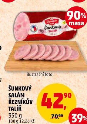 Salám šunkový Řezníkův talíř