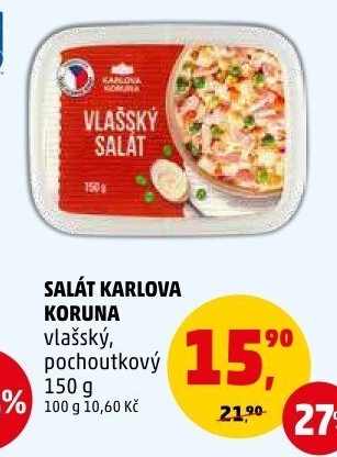 Salát vlašský Karlova Koruna