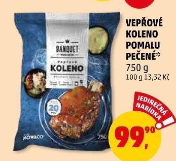 Vepřové koleno s kostí Sous vide Banquet