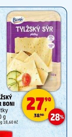 Tylžský sýr Boni plátky