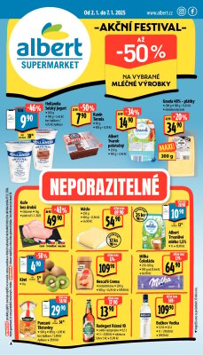 akční leták Albert 2.1.2025-7.1.2025