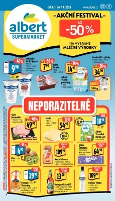 akční leták Albert 2.1.2025-7.1.2025