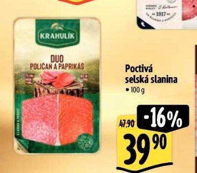 Poctivá selská slanina