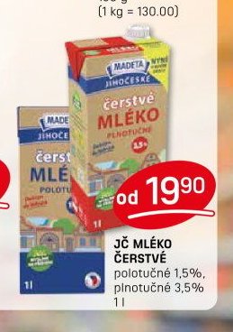 JČ MLÉKO ČERSTVÉ