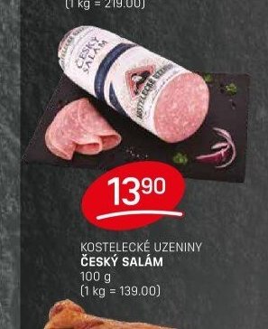 KOSTELECKÉ UZENINY ČESKÝ SALÁM