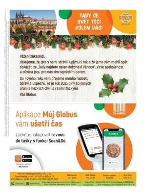 akční leták Globus 2.1.2025-7.1.2025