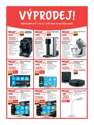 akční leták Globus 2.1.2025-7.1.2025