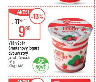 Váš výběr Smetanový jogurt dvouvrstvý