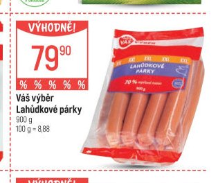 Váš výběr Lahůdkové párky
