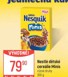 Cereálie Nesquik minis Nestlé