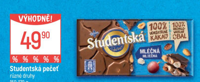 Čokoláda Studentská pečeť Orion