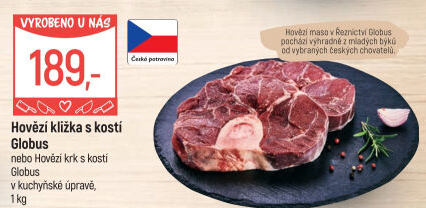 Hovězí kližka s kostí Globus
