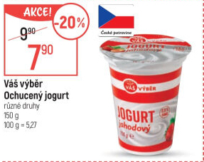 Jogurt krémový ochucený Váš Výběr