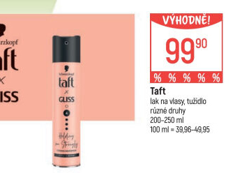 Lak na vlasy Taft Schwarzkopf