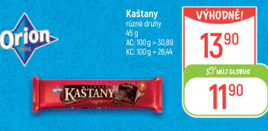 Ledové kaštany Orion