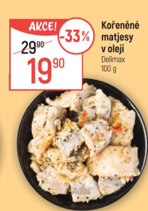 Matjesy kořeněné v oleji