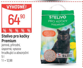Stelivo pro kočky Premium Globus