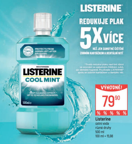 Ústní voda Listerine