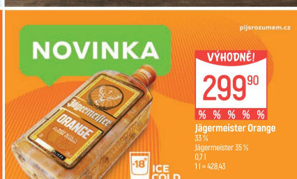 Bylinný likérOrange Jägermeister