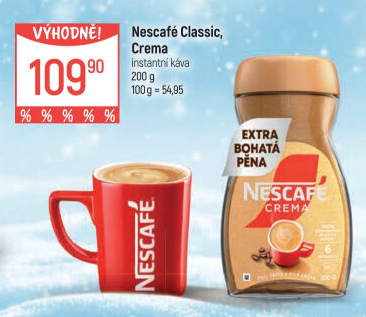 Instantní káva Nescafé Crema