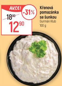 Křenová pomazánka se šunkou