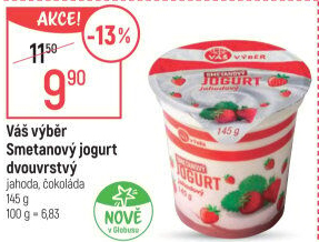 Ochucený jogurt smetanový Váš Výběr